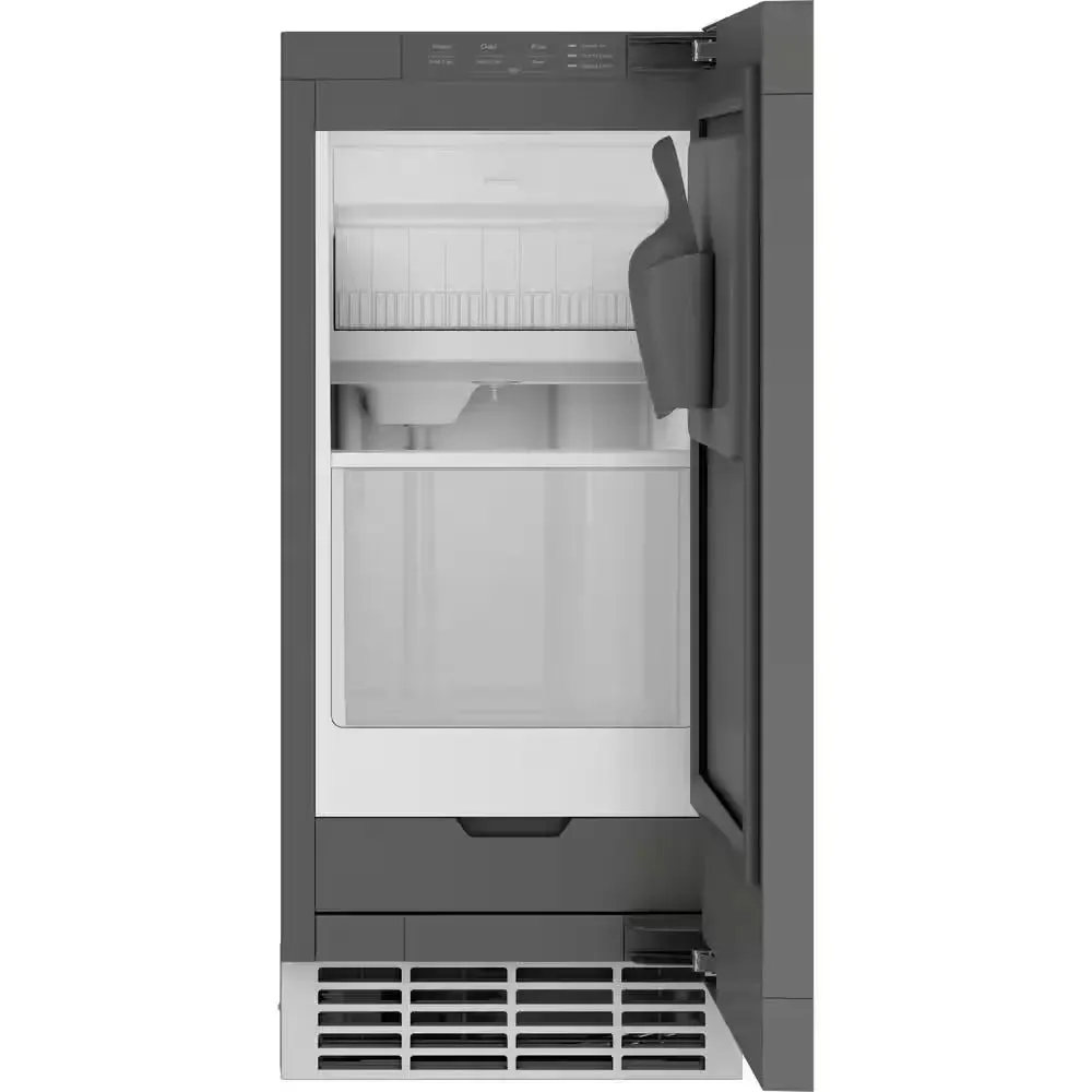 15 in 50Lb Built-In or Freestanding Ice Maker with Cubed Ice, Custom Panel Ready
