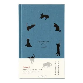 2025 Diary Book | Black Cat