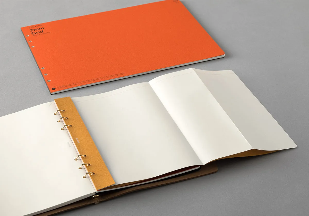 2mm Grid 40 sheets 2 books PLT0004 (A4 Size)