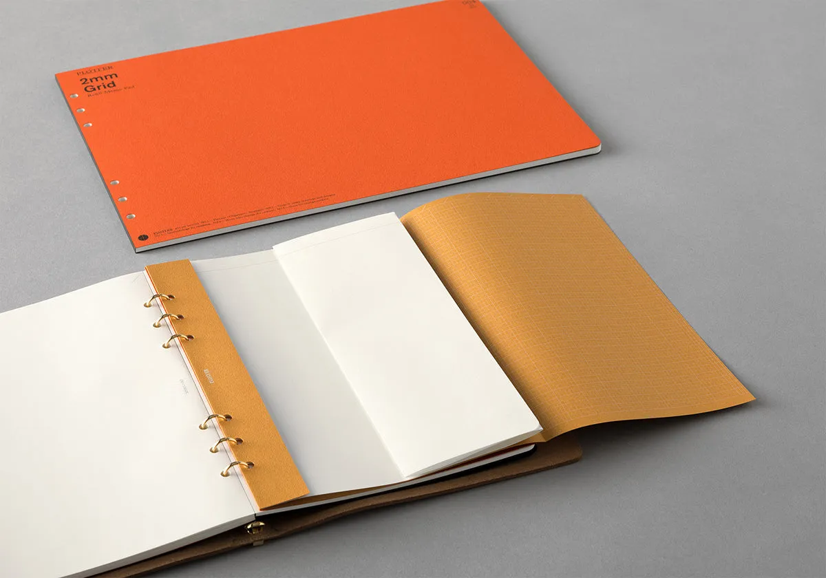 2mm Grid 40 sheets 2 books PLT0004 (A4 Size)