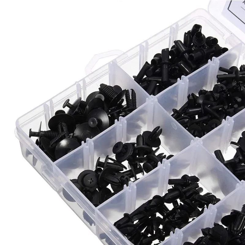 350 Piece Car Fastener Retainer Clips Assortment 384