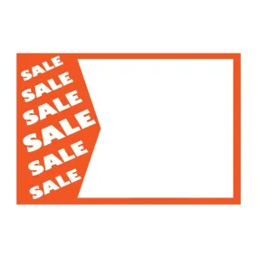 7" x 5.5" Writable Paper Retail Store Price Signs Heavy duty cardstock.