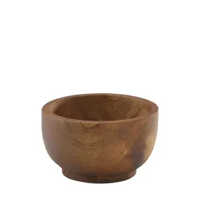 Acacia Wood Dip Pot 6cl/2oz- Pack 1