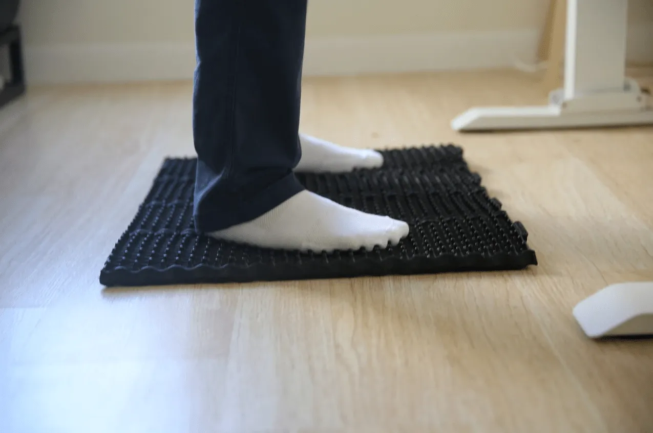 activelife - KONEX Standing Mat, Anti Fatigue Floor Mat, Kitchen Mat, Standing Desk Mat, for Driving, Yoga, Waterproof and Non-Slip, Relieve Joint Pain, 23” x 19"