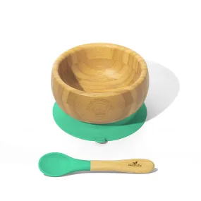 Baby Bowl   Spoon | Bamboo & Silicone