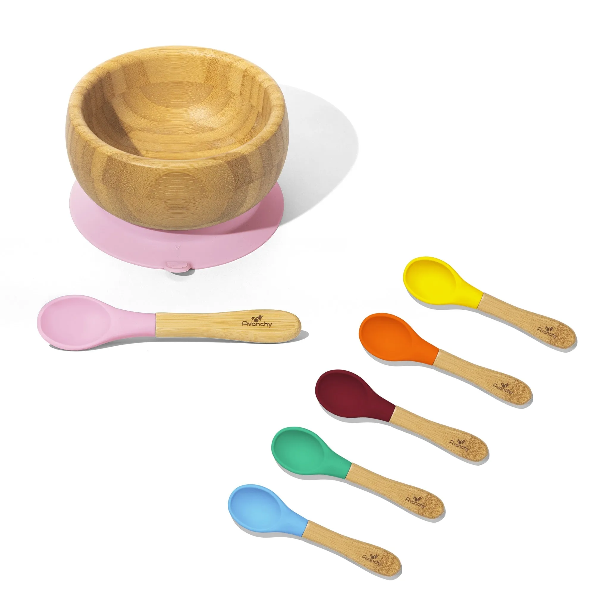 Baby Bowl   Spoon | Bamboo & Silicone