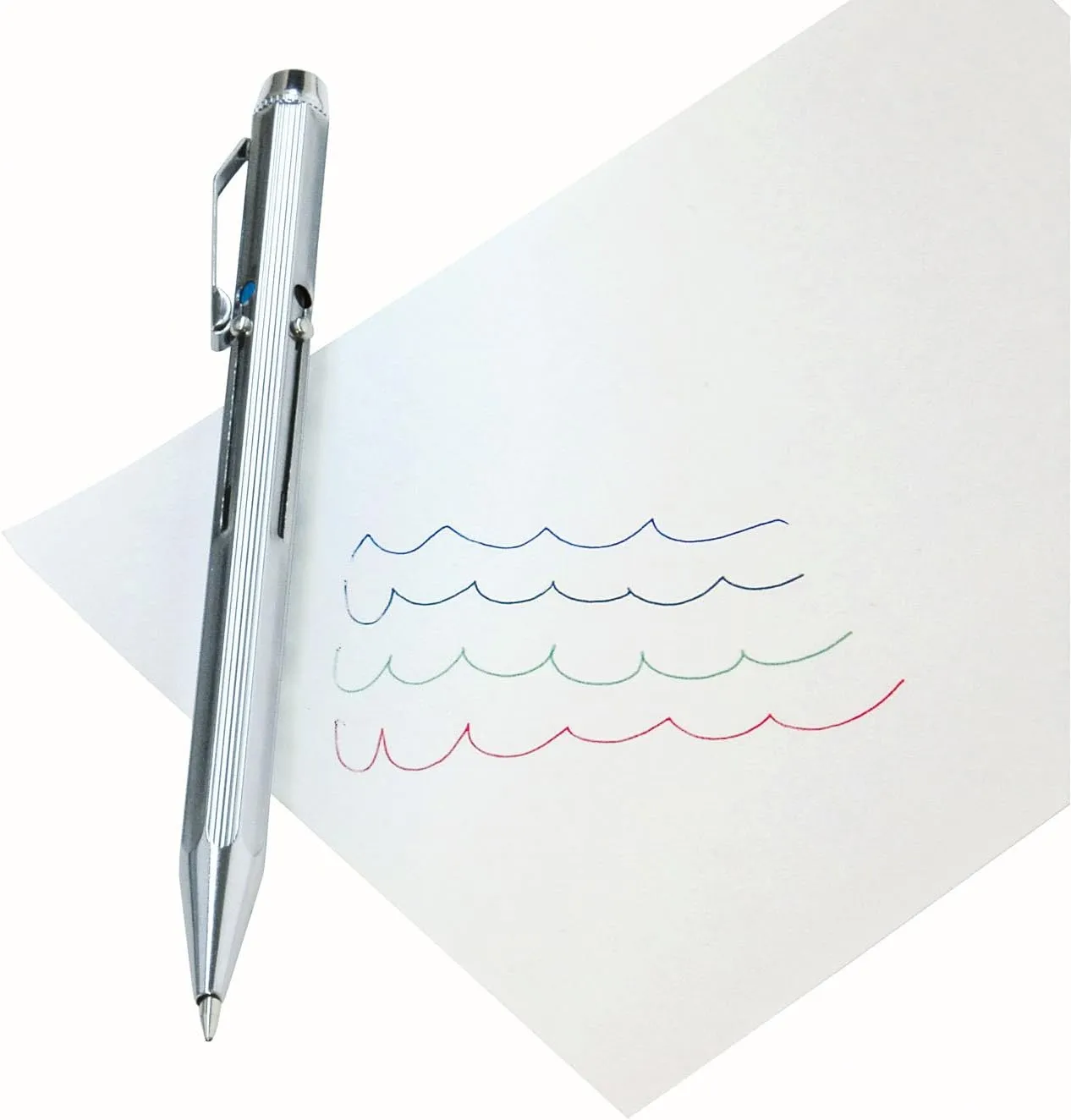 Basic Utility 4-Colour Ballpoint Pen - Baby Blue