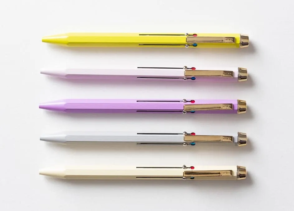 Basic Utility 4-Colour Ballpoint Pen - Violet