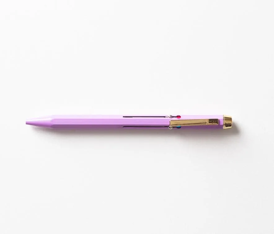 Basic Utility 4-Colour Ballpoint Pen - Violet