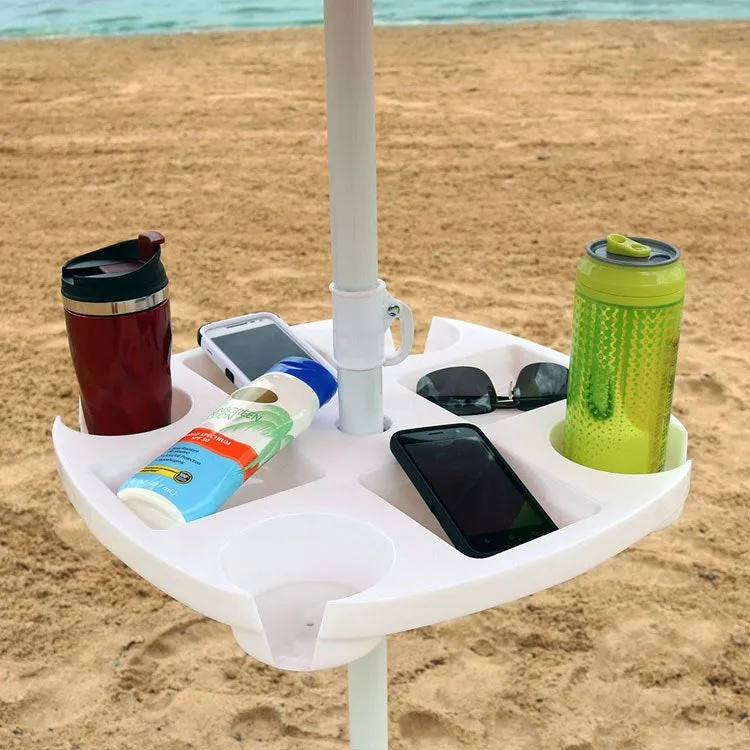Beach Umbrella Drink and Snack Holder Table Accessory