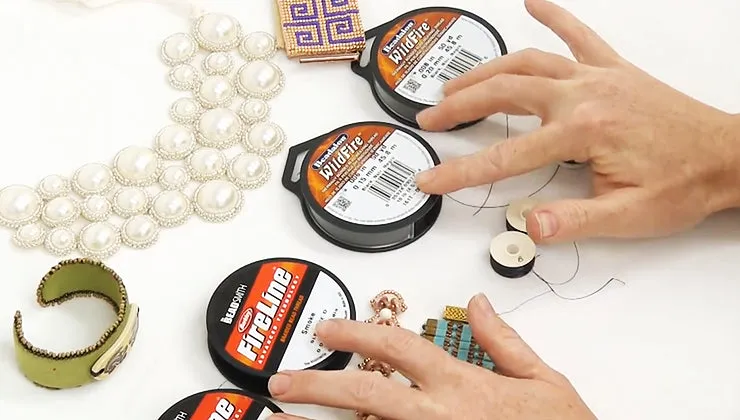 Beading Thread Overview: Wildfire, Fireline, KO, and Nymo