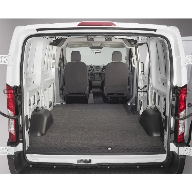 Bedrug VanTred Cargo Mats - Impact Protection - Non-Skid - Hook and Loop Fastener - Black - Ford Transit 2015-21 VTFT15M