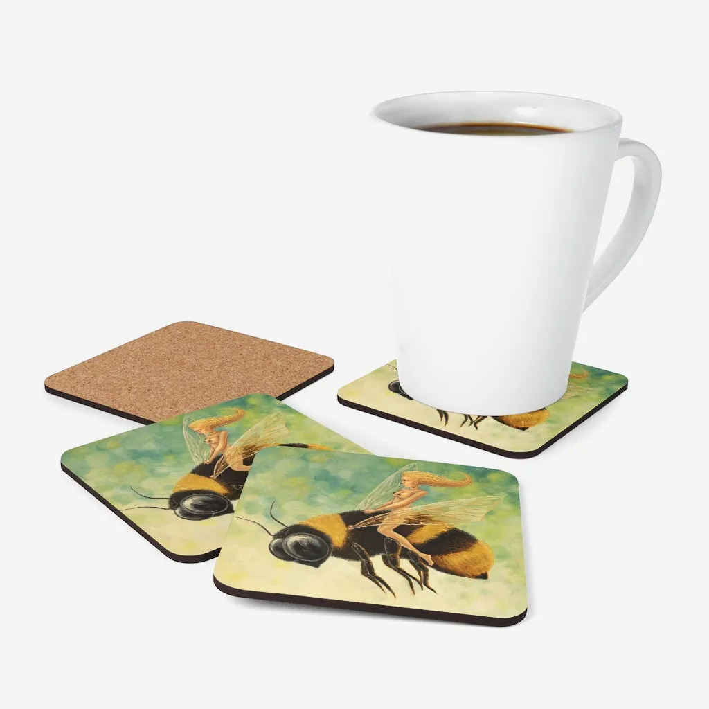 Bee Girl Coaster Set