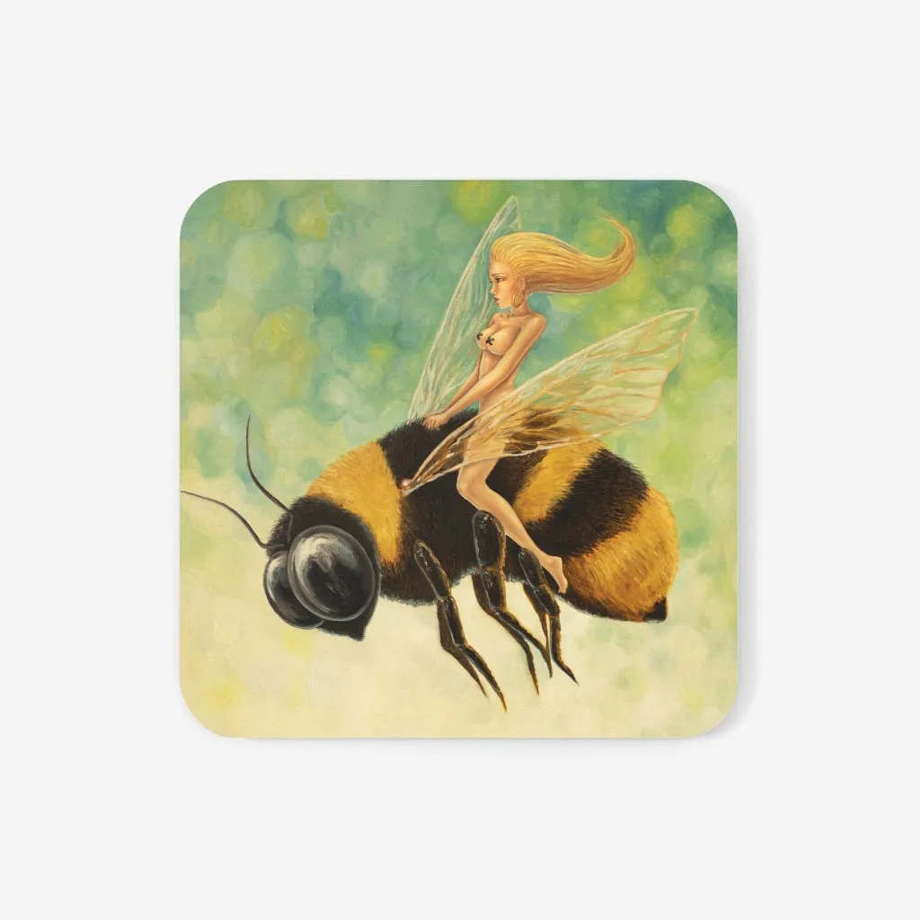 Bee Girl Coaster Set