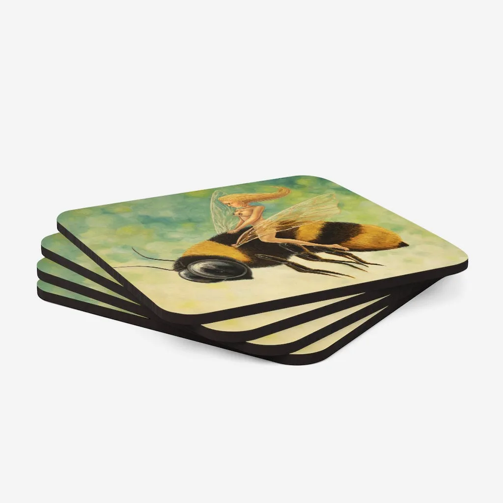 Bee Girl Coaster Set