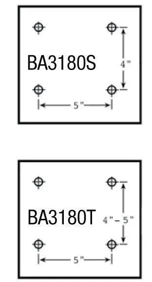 Bison Baseline Prep 180° Competition Breakaway Basketball Goal for 42" or 48" Boards