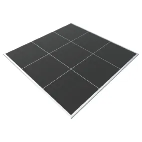 Black Laminate Portable Dance Floor - Subfloor Included