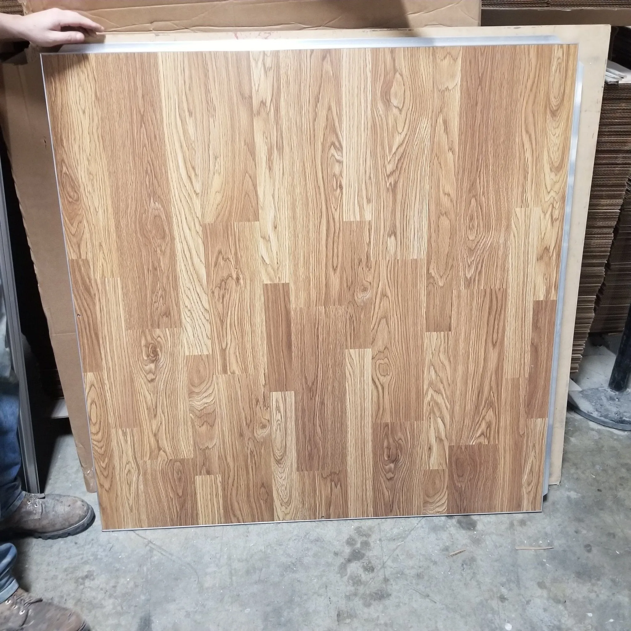 Black Laminate Portable Dance Floor - Subfloor Included