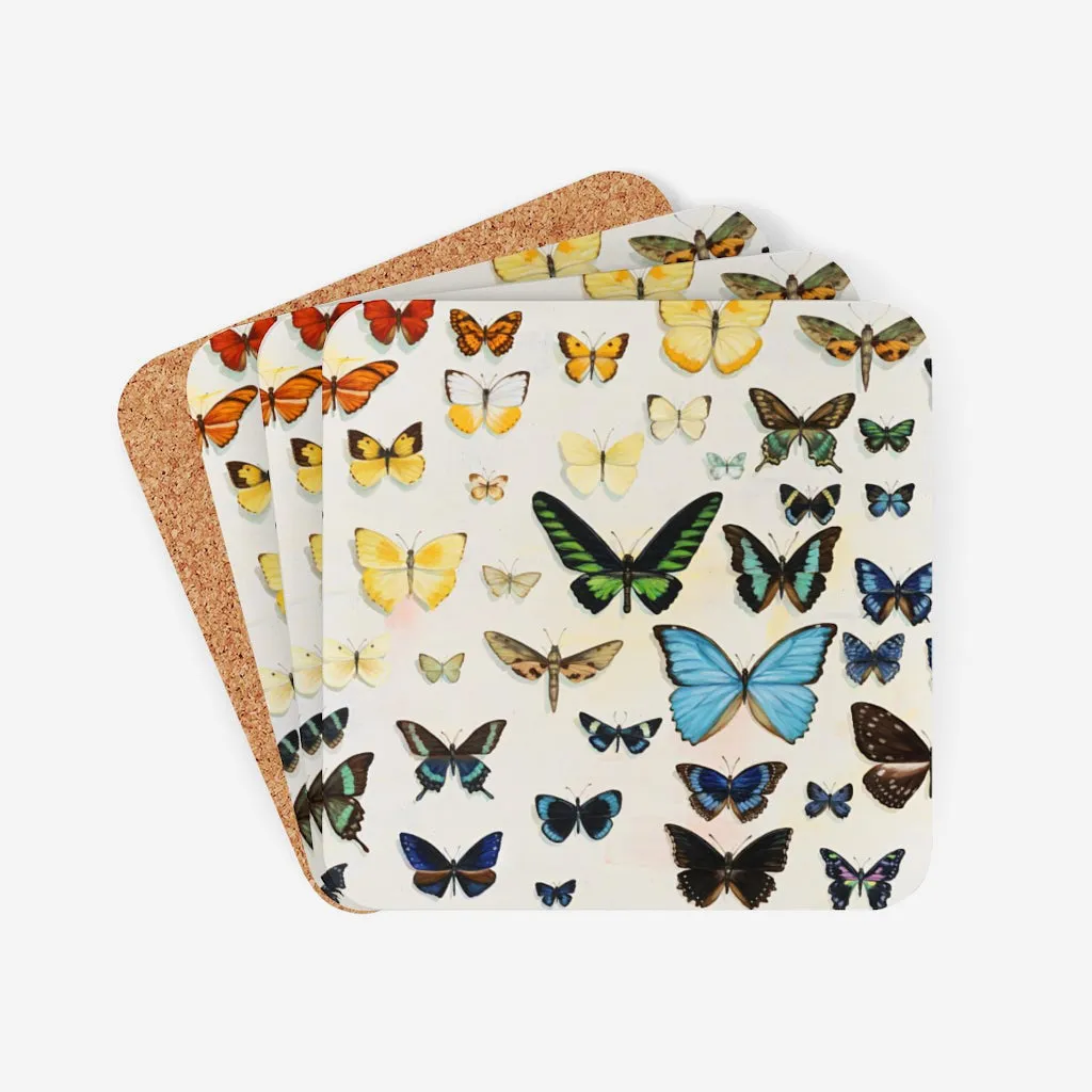 Butterfly Rainbow Coaster Set