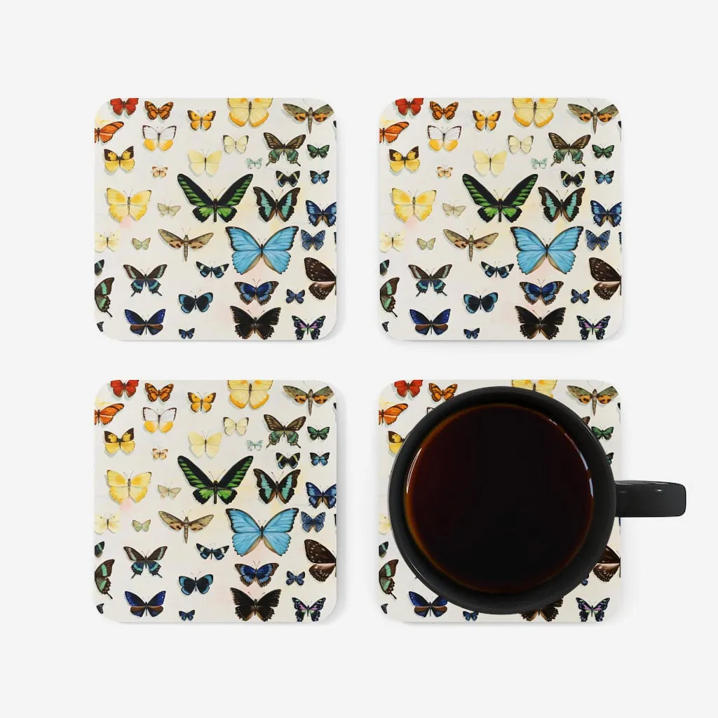 Butterfly Rainbow Coaster Set