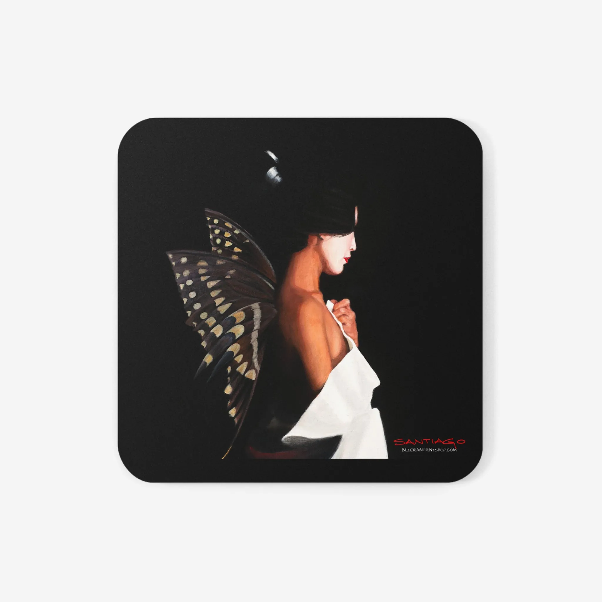 Butterfly Woman Coaster Set