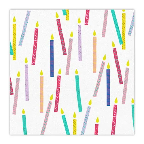 Candle Beverage Napkins