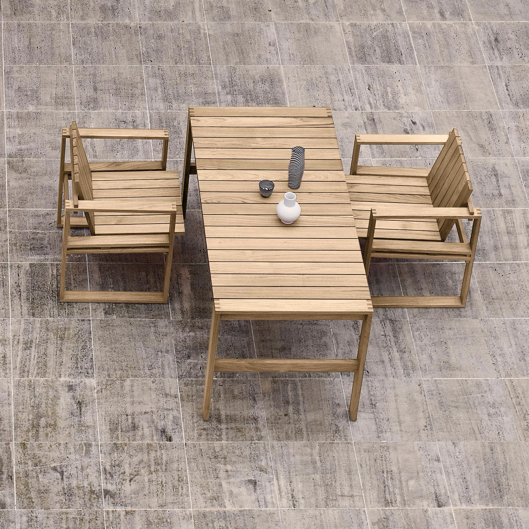 Carl Hansen & Son BK15 Garden Dining Table