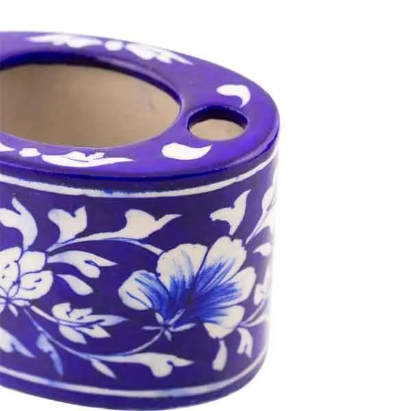 Ceramic Blue Bathroom Set
