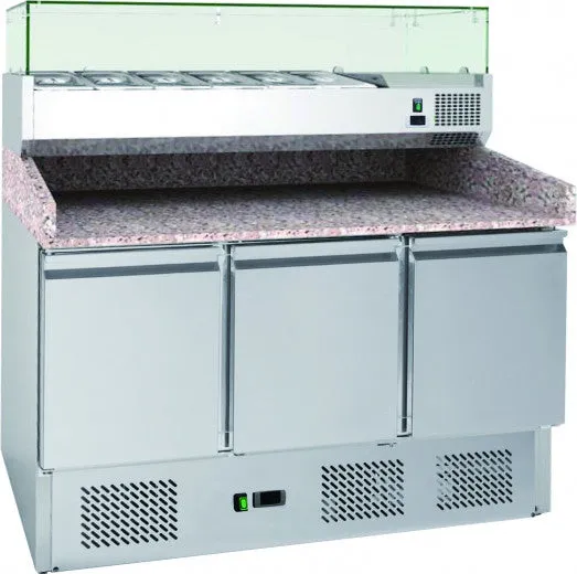 CHEFSRANGE PP3C  - COMPACT 3 DOOR PIZZA PREP COUNTER