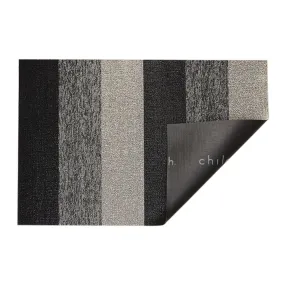 chilewich | large doormat 61x91cm (24x36") | marbled stripe salt   pepper
