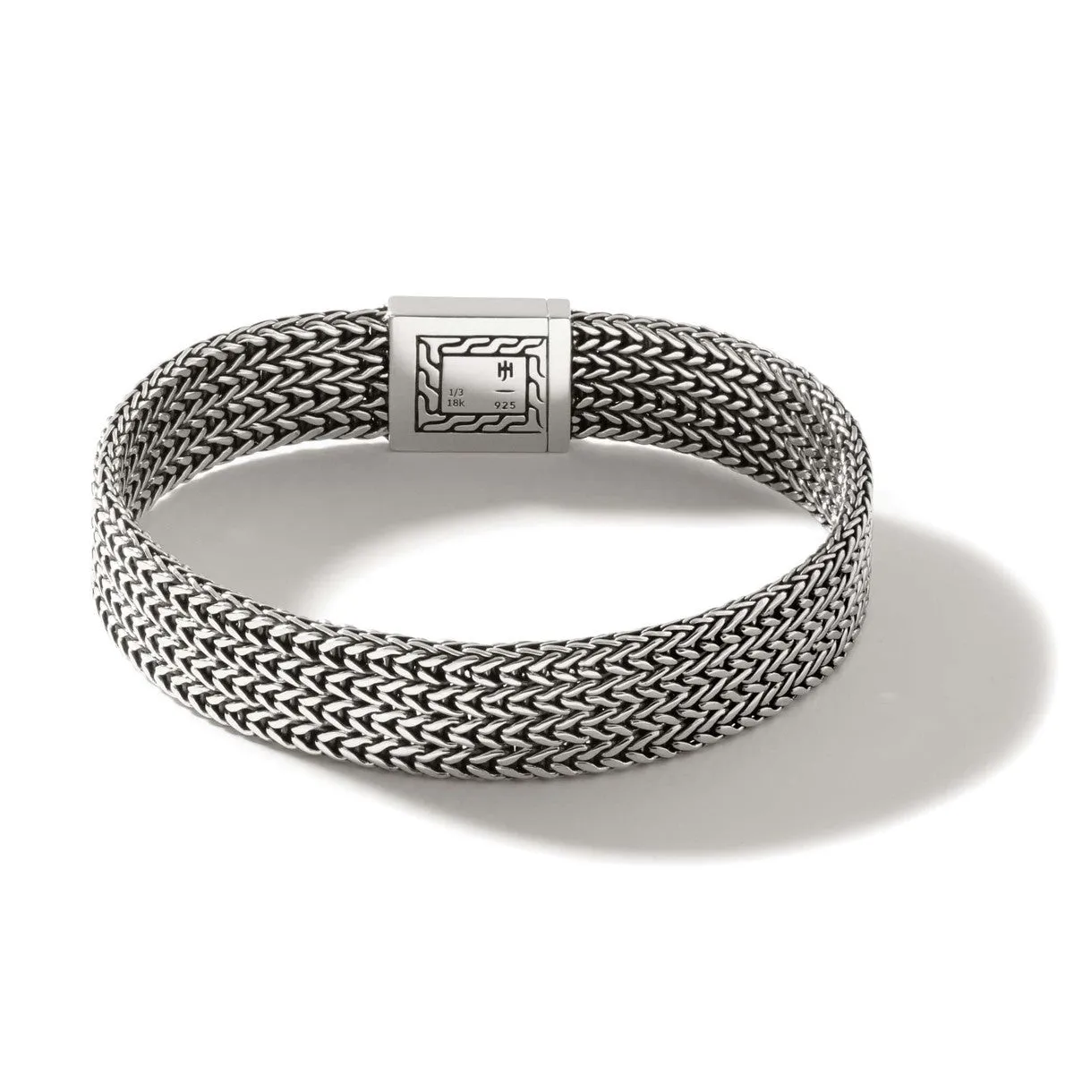 Classic Chain Sterling Silver & 18K Gold Rata Bracelet - BUZ900918