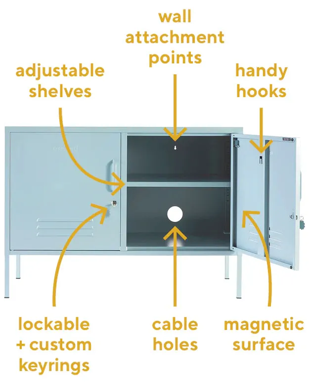 Colourful Lowdown Locker | Ocean