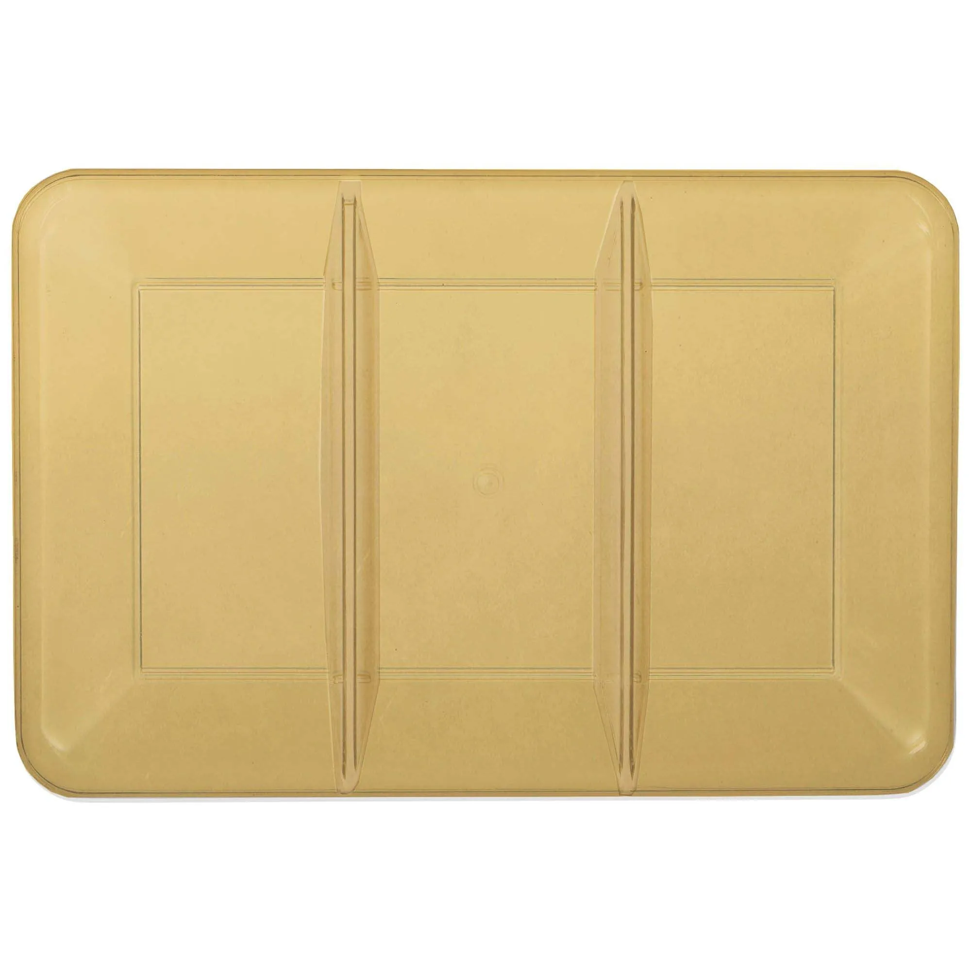 Compartment Tray, Gold, 9.5 x 14 Inches, 1 Count