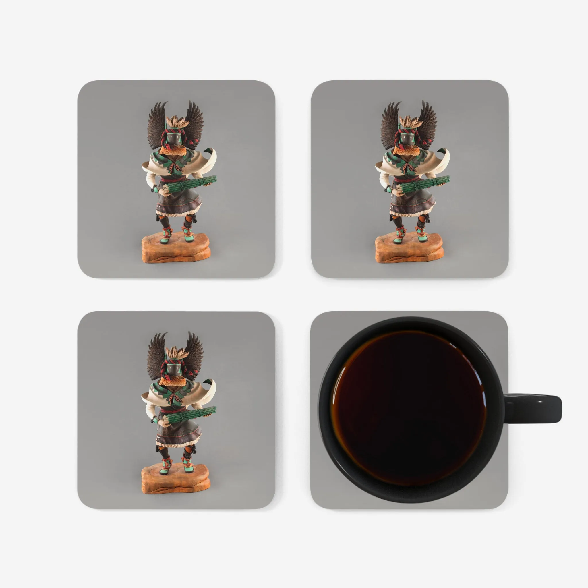 Crow Mother Coaster Set