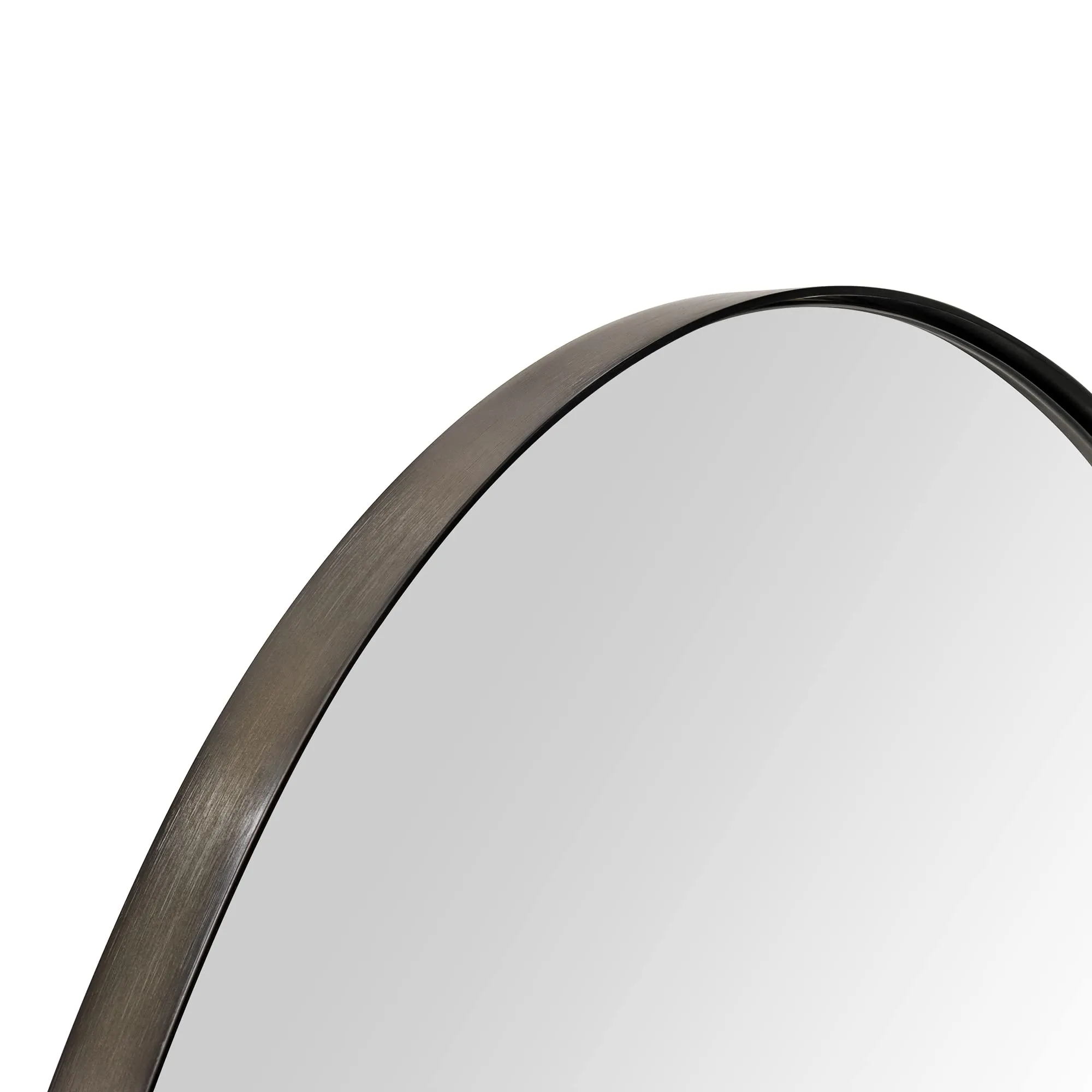 Daisy-Mai Oval Pill Shape Metal Framed Recessed Medicine Cabinet with Mirror