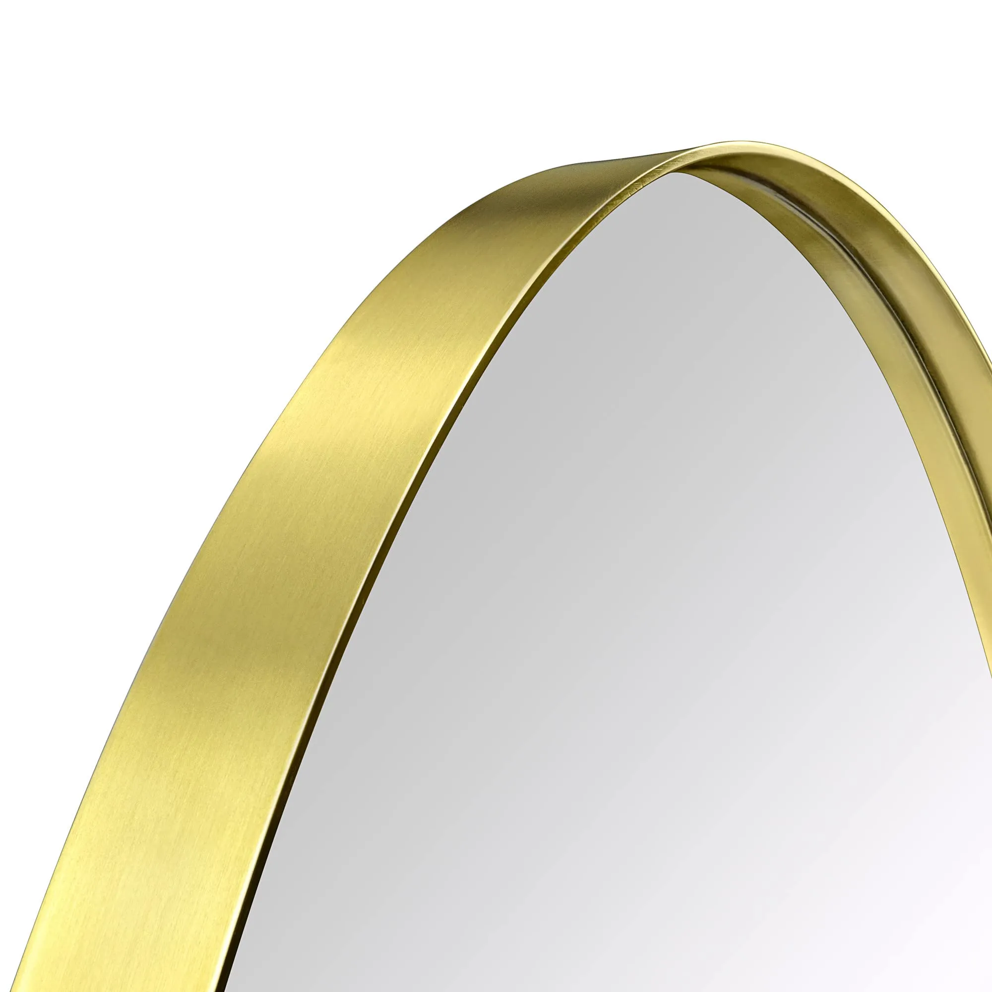 Daisy-Mai Oval Pill Shape Metal Framed Recessed Medicine Cabinet with Mirror