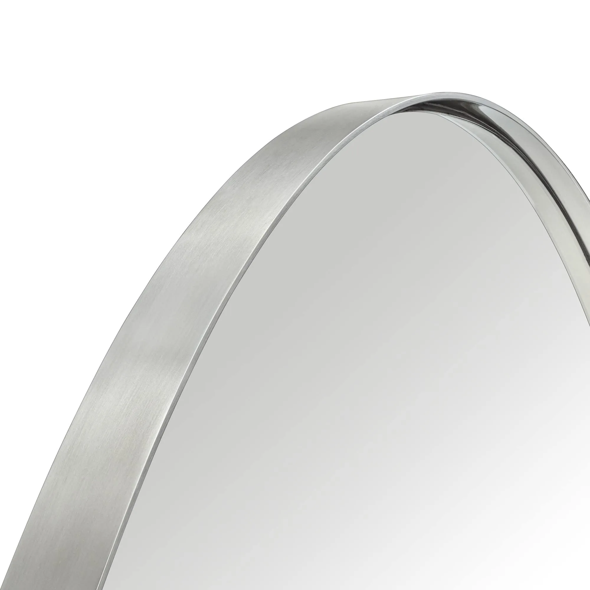 Daisy-Mai Oval Pill Shape Metal Framed Recessed Medicine Cabinet with Mirror