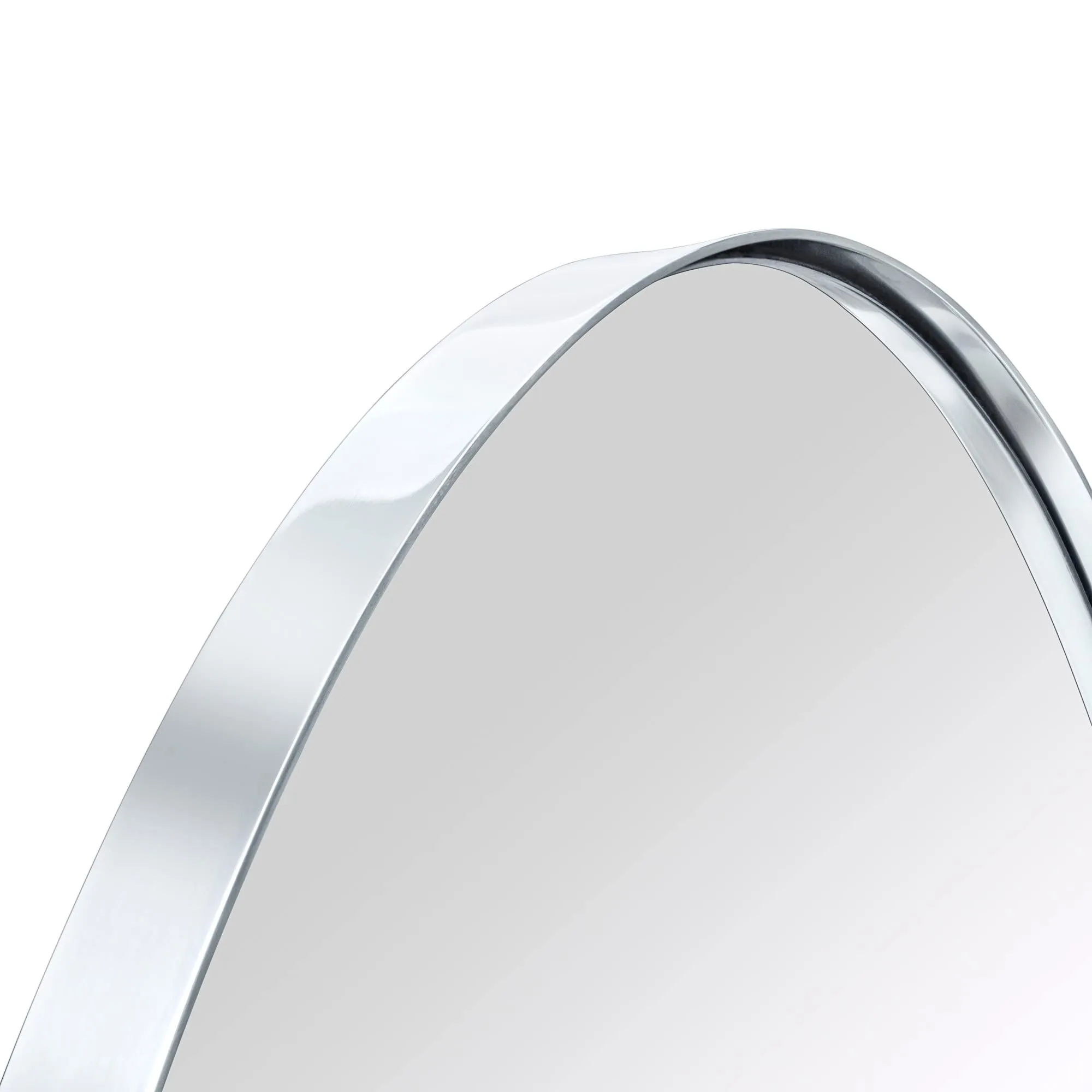 Daisy-Mai Oval Pill Shape Metal Framed Recessed Medicine Cabinet with Mirror