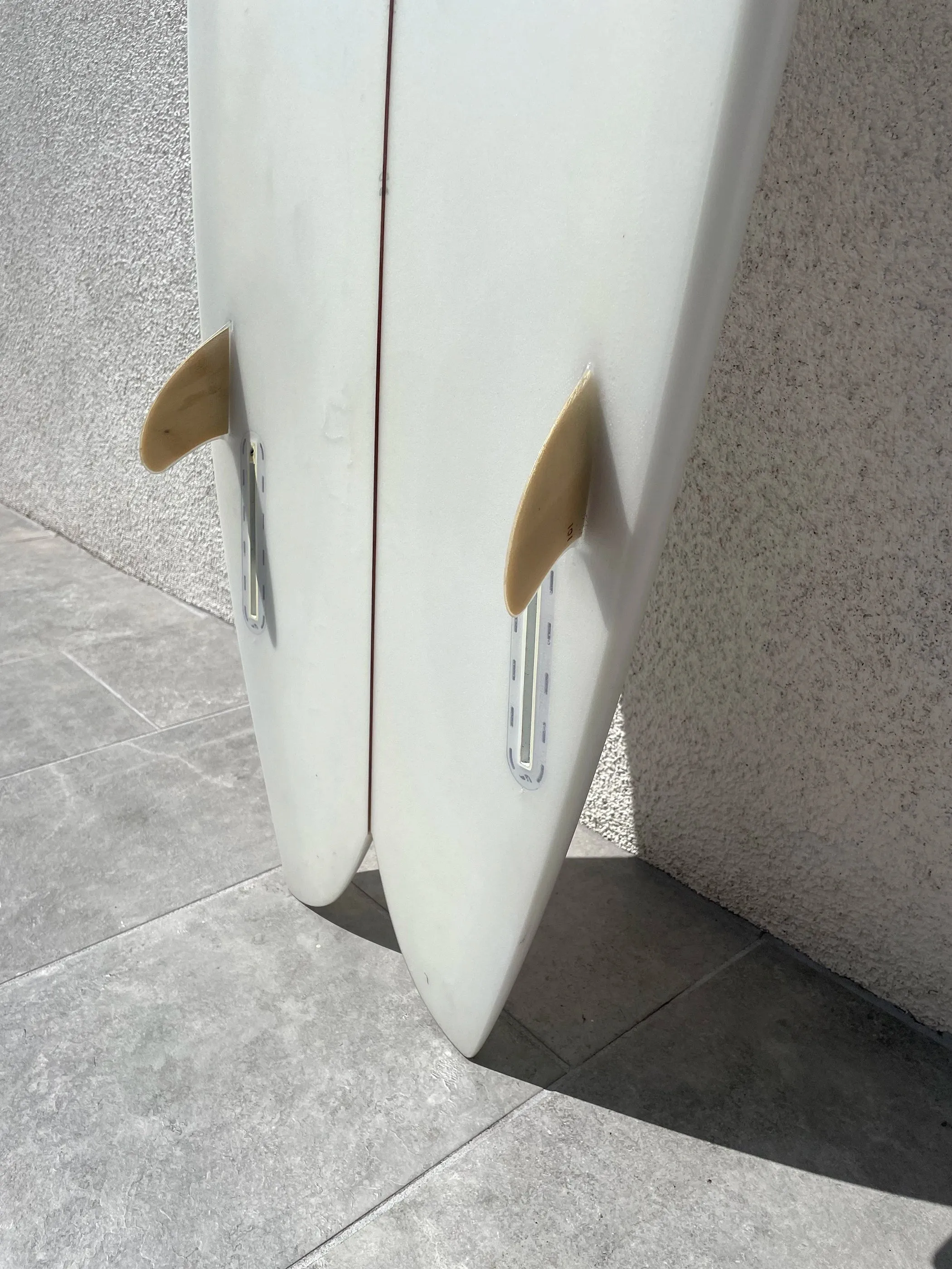 Derrick Disney | 5’3” Twinzer Fish Clear Surfboard (USED)
