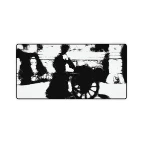 Desk Mats ... Dublin's "Molly Malone Along Grafton Street" ... Cryin' Cockels & Muscles Alive-Alive-Oh ... Circa 2003 ... Original Works ...