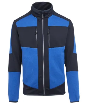 E-Volve unisex knit-effect stretch mid-layer | Strong Blue/Navy