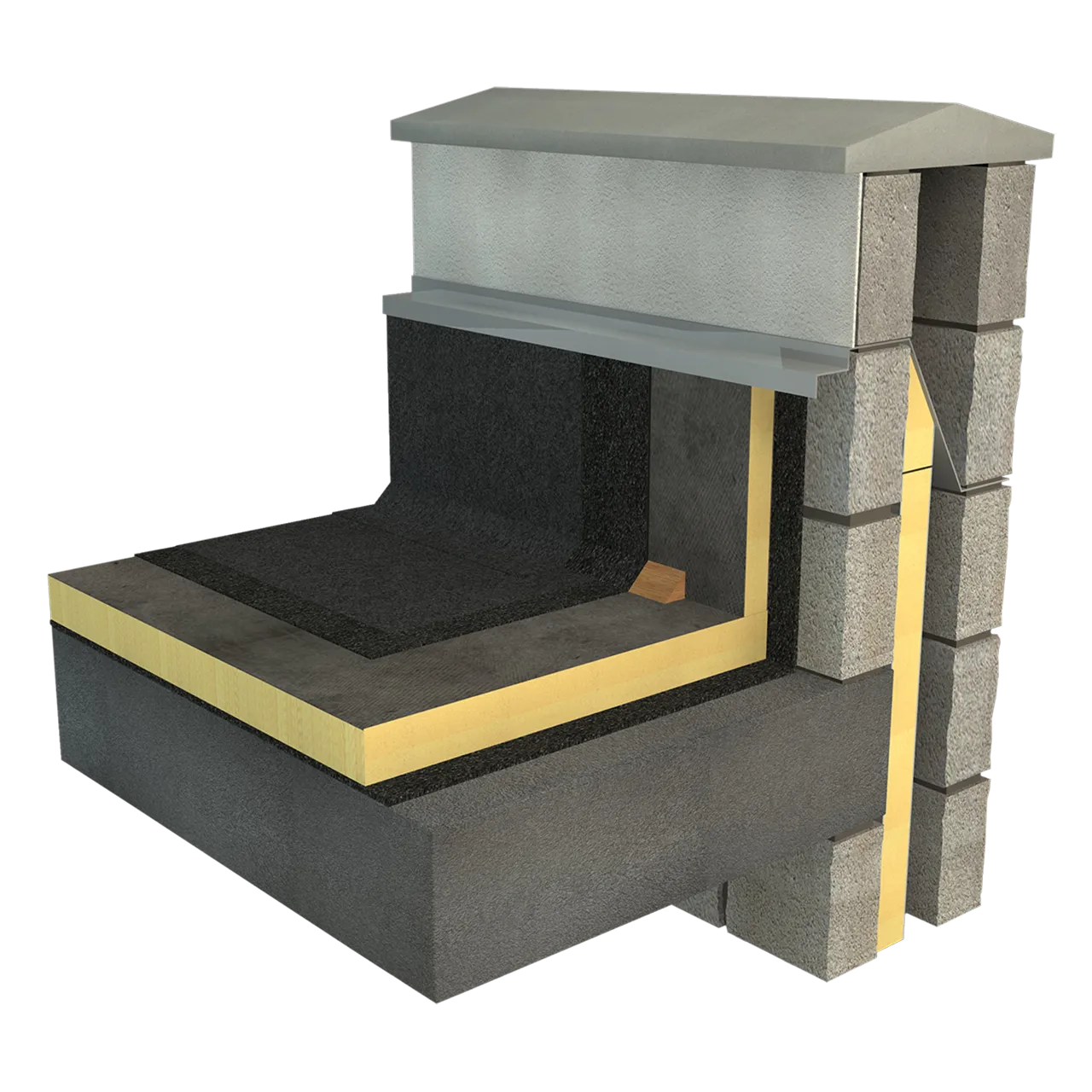 EcoTherm Inno-Torch Flat Roof Insulation Board - 1200mm x 600mm x 120mm (Pack of 4 sheets 2.88m2)