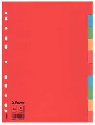 Esselte Divider Card Eco A4 10 Tabs