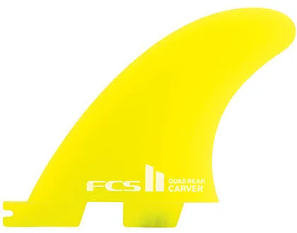 FCS II QUAD REAR - Carver Neo Glass Set - Medium