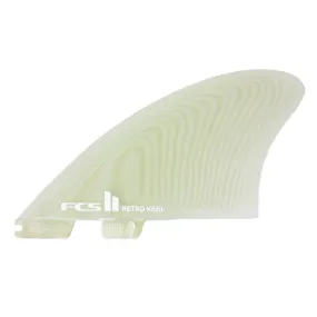FCS II TWIN - Retro PG Twin Fins - Clear