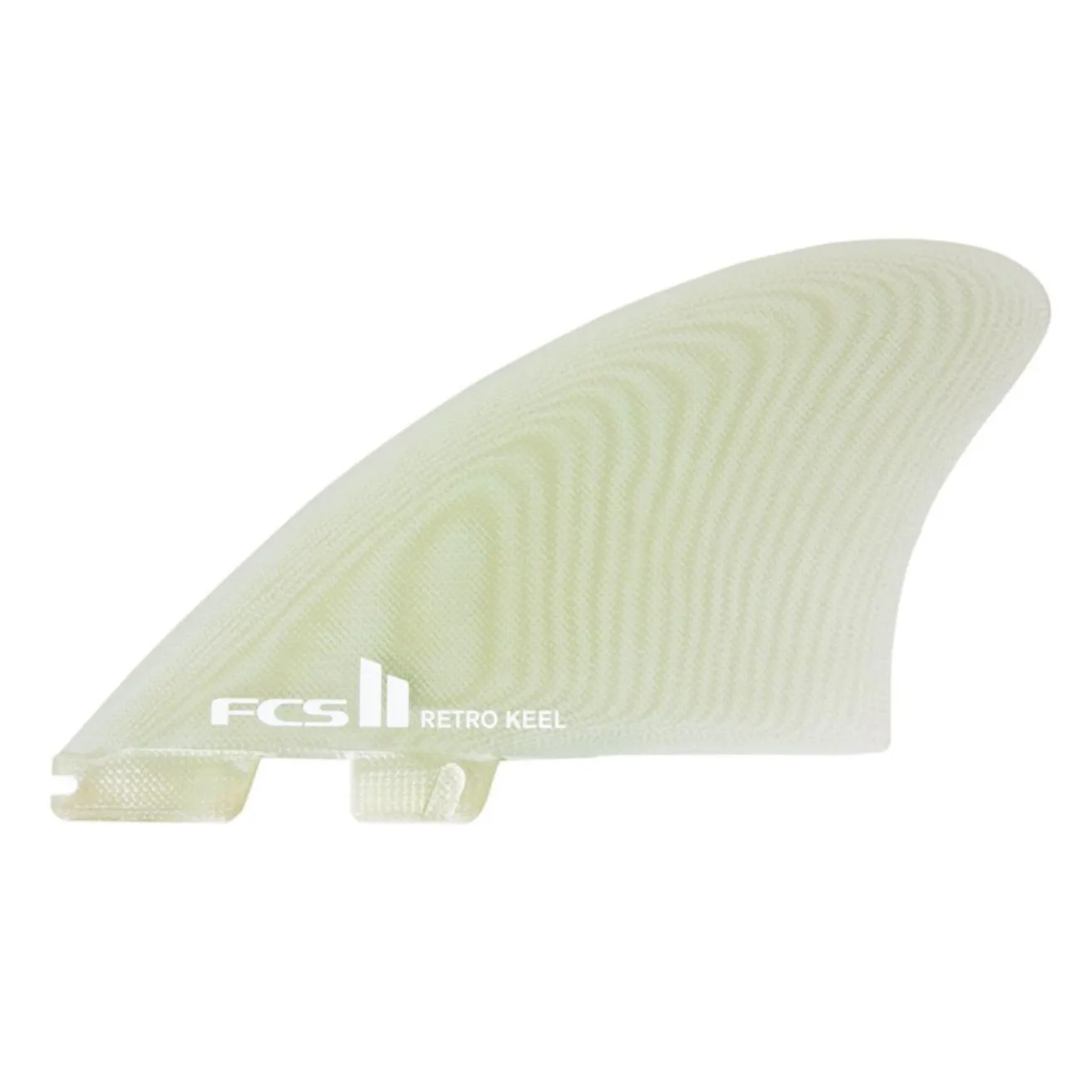 FCS II TWIN - Retro PG Twin Fins - Clear