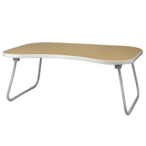 Folding Portable  Laptop Bed Tray, Natural Wood
