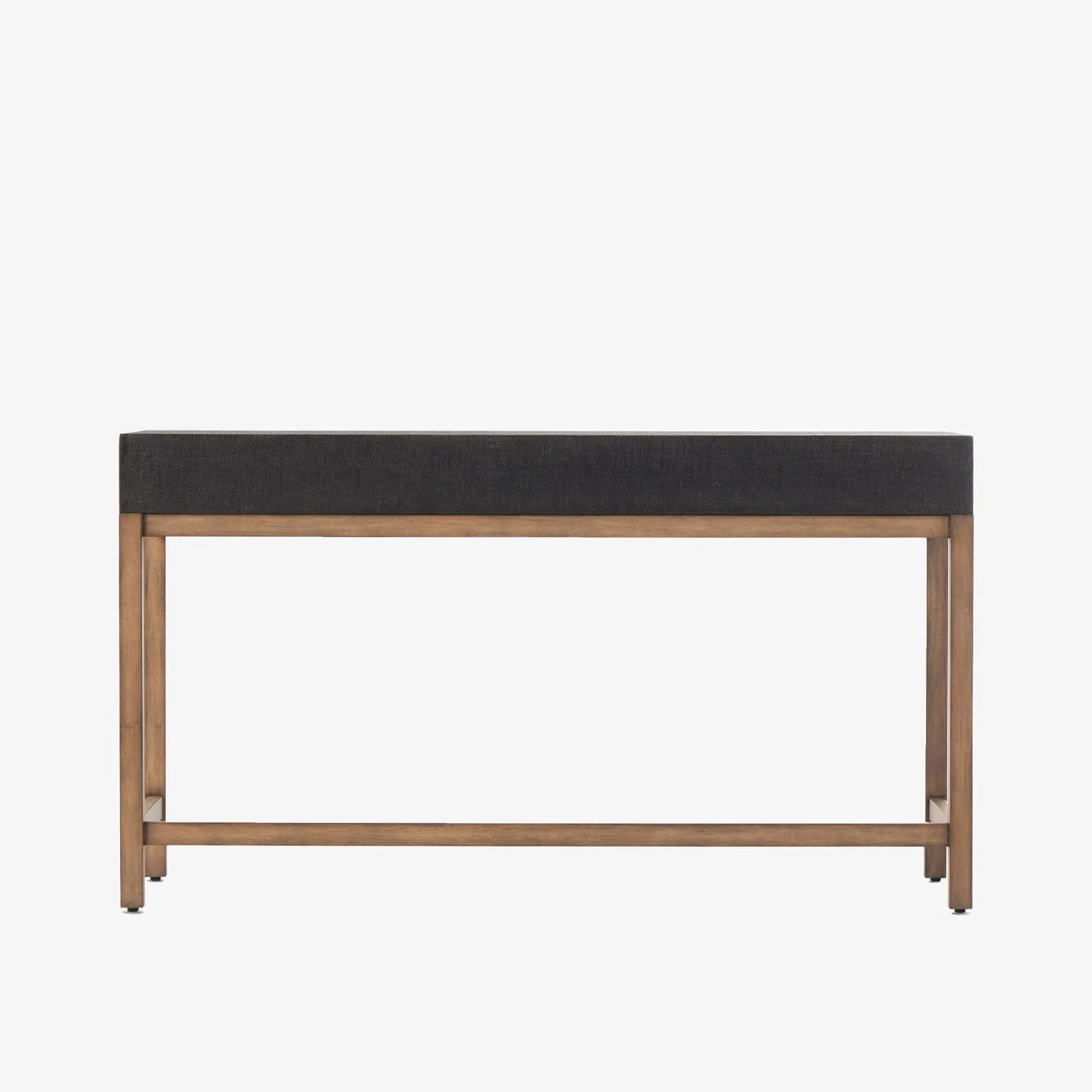 Four Hands Fiona Desk in Black Raffia