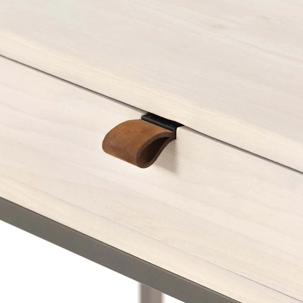 Four Hands Trey Modular Writing Desk in Dove Poplar
