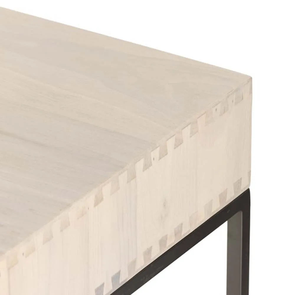 Four Hands Trey Modular Writing Desk in Dove Poplar
